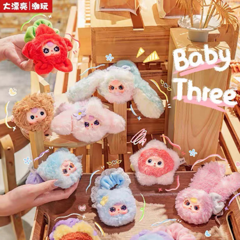 Baby Products Hair - Baby Three Flower Hair Ring Series
