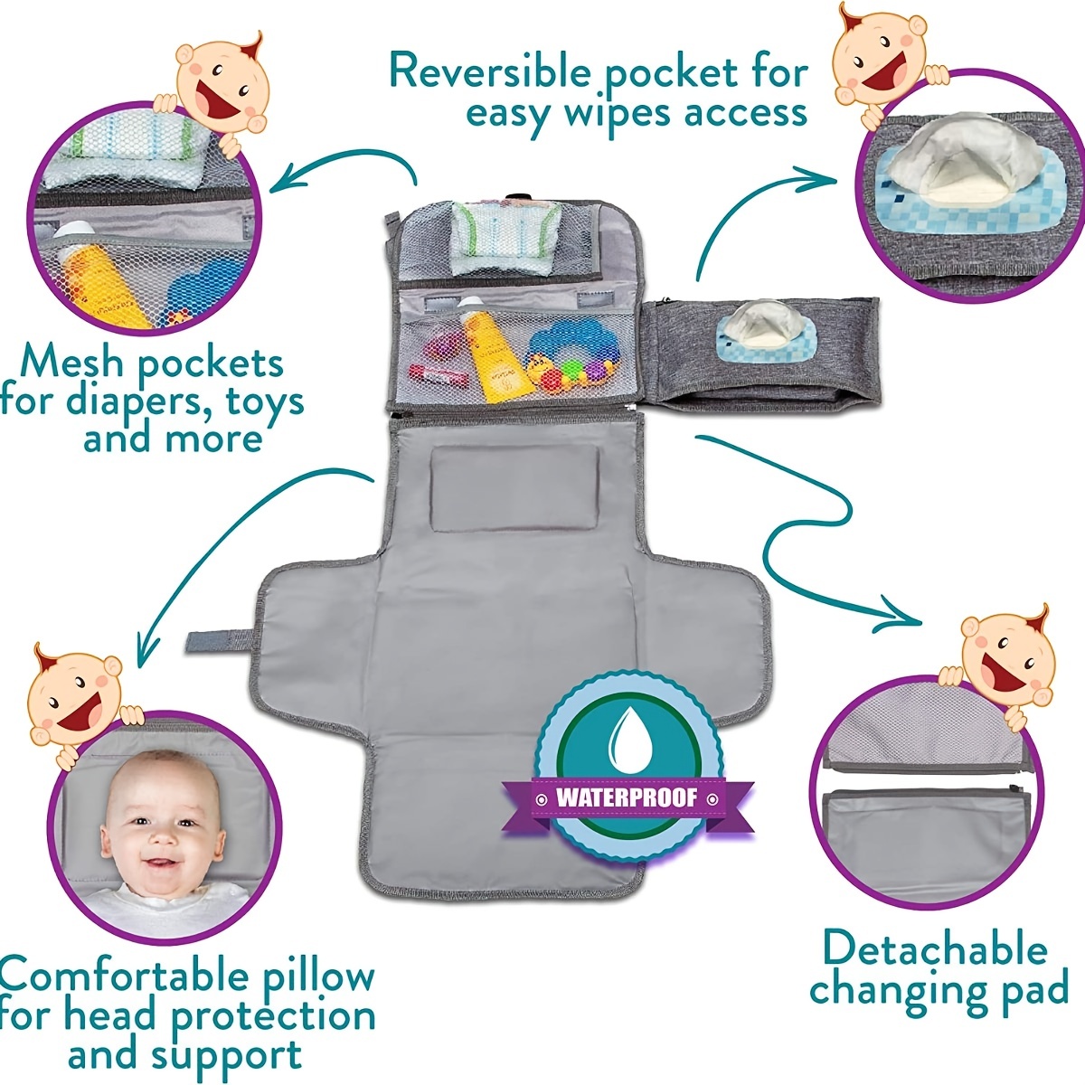 The Ultimate Baby Changing Mat - Diaper Changing Mat review and price