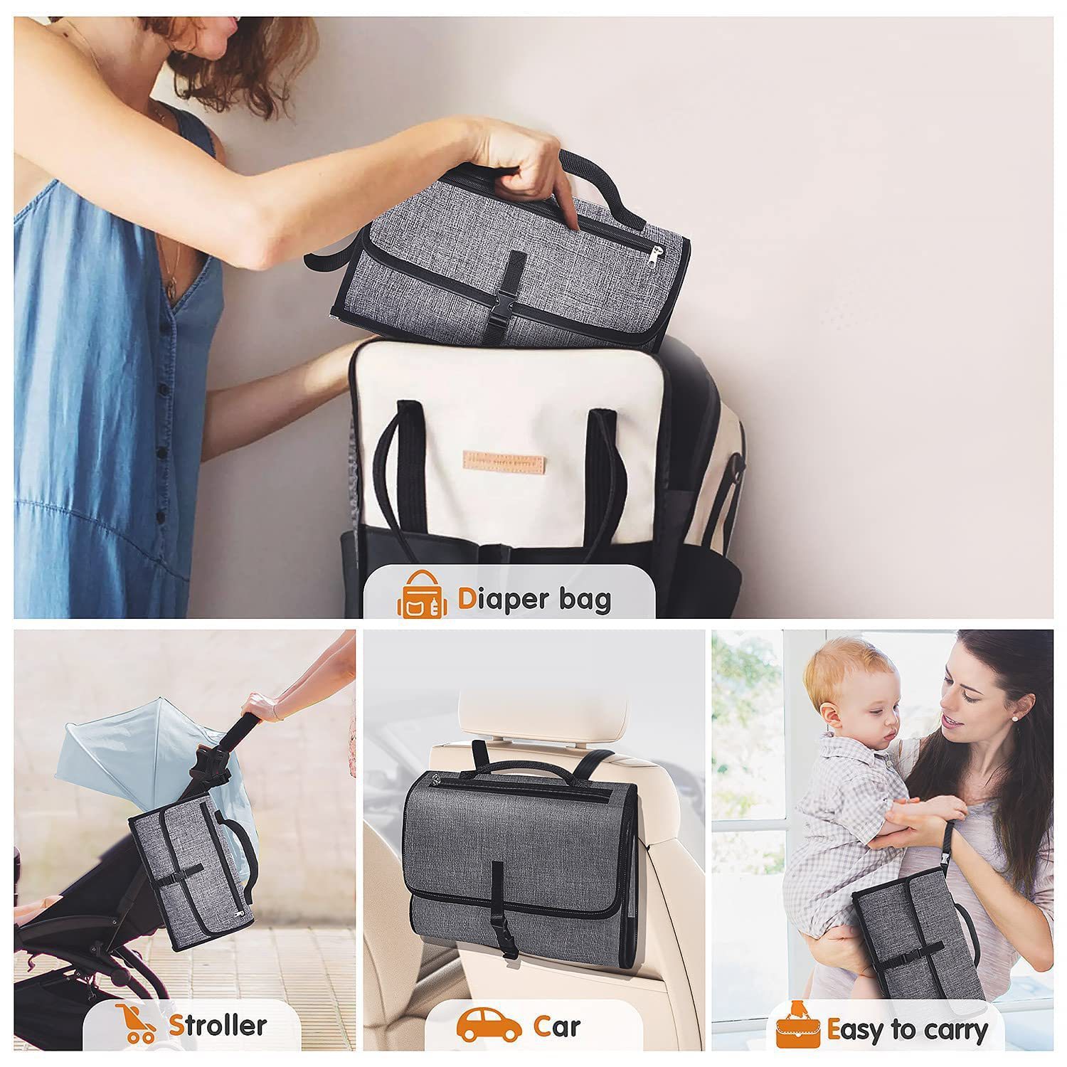 Foldable Baby Diaper Changing  - Diaper Changing Mat review and price