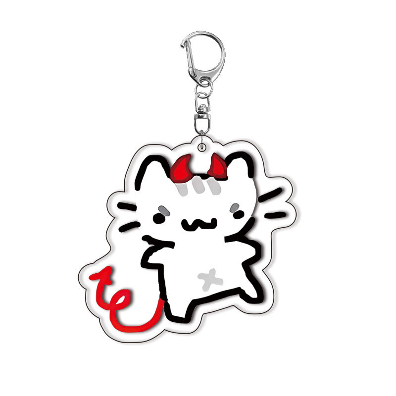 Cat Kitten Keychain Acrylic Lo - Baby Products With Zinc review and price